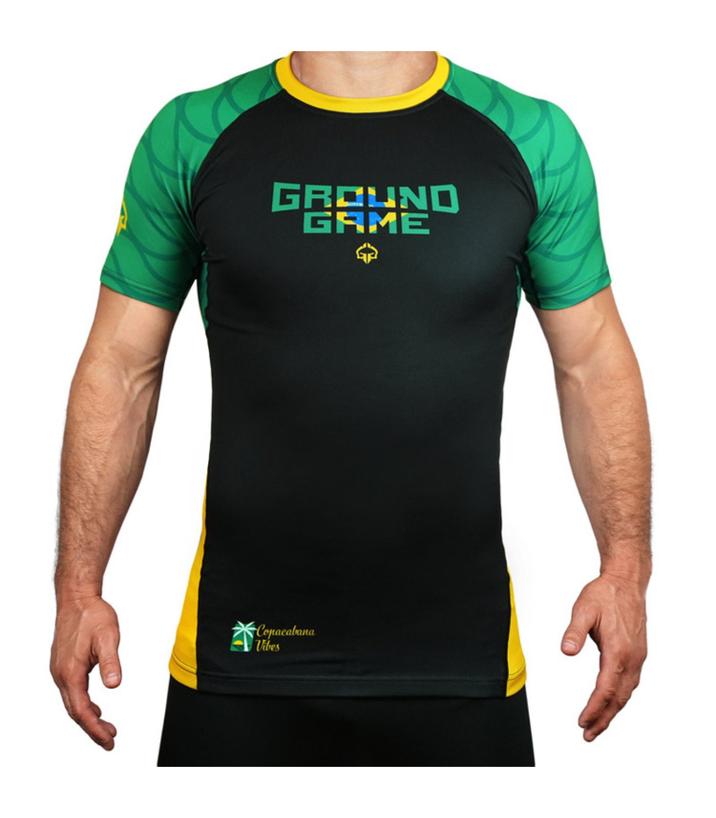 Рашгард - Ground Game - RASHGUARD COPACABANA SHORT SLEEVE Рашгард - Ground Game - RASHGUARD COPACABANA SHORT SLEEVE